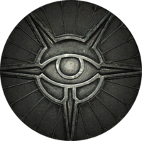 The eye emblem of the College of Winterhold