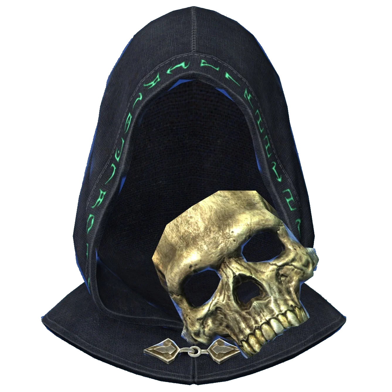 A Masked Necromancer Hood