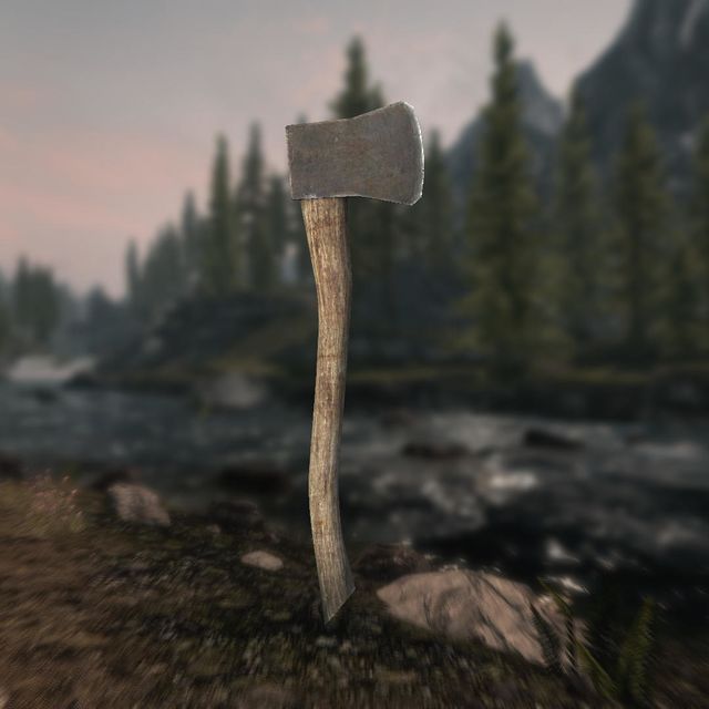 The woodcutter's-axe model used by the Poacher's Axe