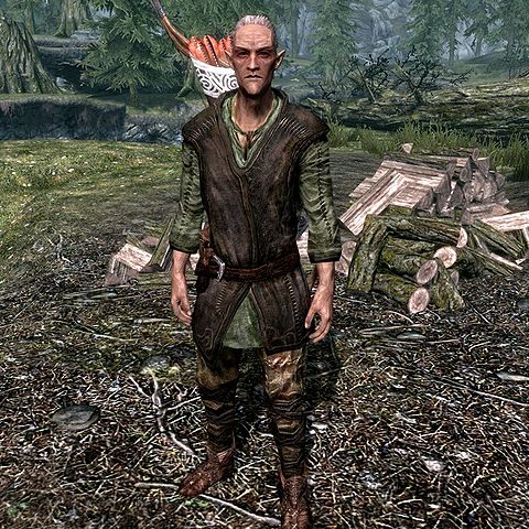Faendal of Riverwood with his hunting bow