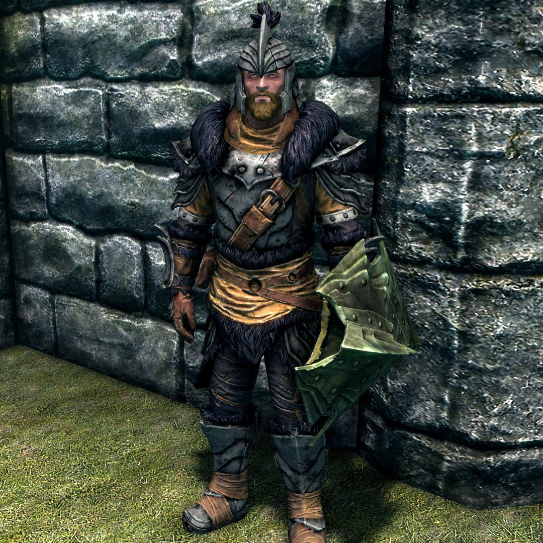 A complete suit of Orcish Plate Armor