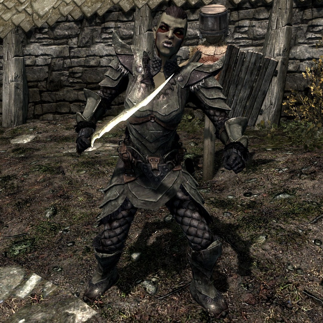 Borgakh the Steel Heart wearing Orcish armor