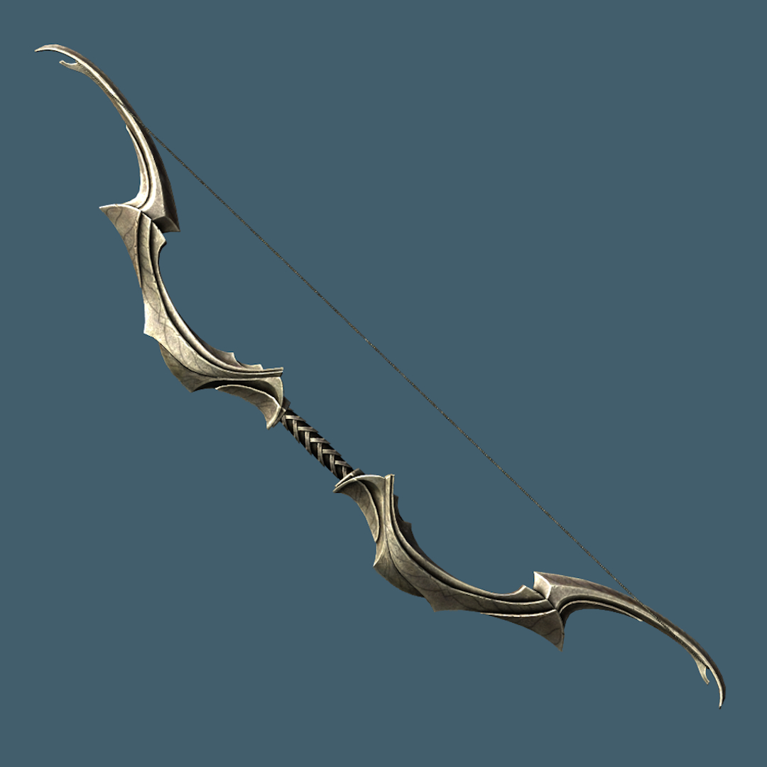 Auriel's Bow displayed against a dark background